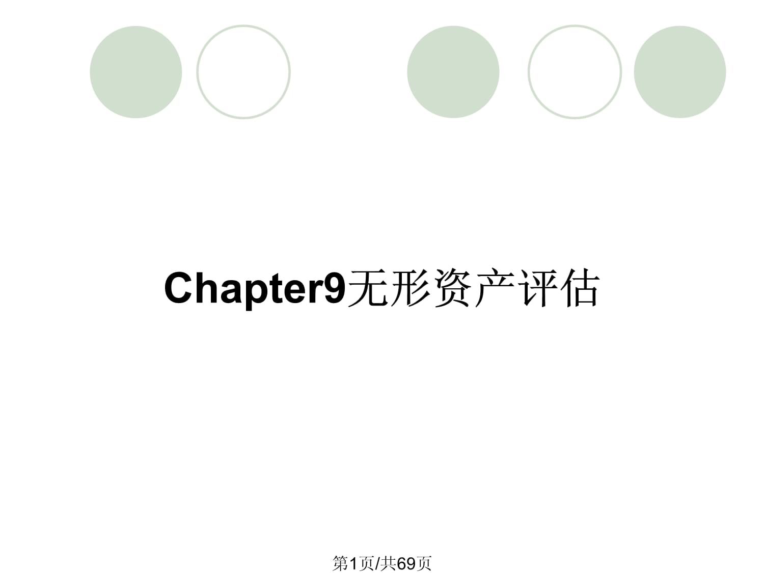 Chapter9无形资产评估